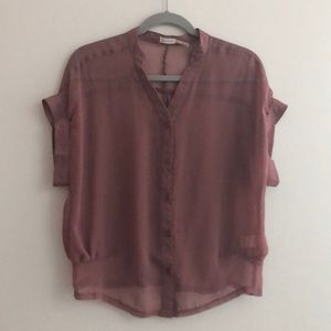 BLUE BIRD Sheer Blouse | Brown